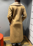 DEA Faux Fur Trench Shielding Beige