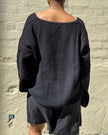 Milkman Waffle Knit Top Black