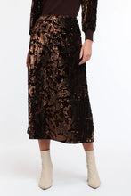 Load image into Gallery viewer, 365 Days Sequins Skirt Copper
