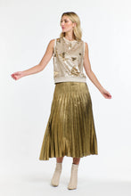 Load image into Gallery viewer, 365 Days Sequins Tank Pearl/Gold
