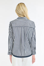 Load image into Gallery viewer, 365 Days Sydney Stripe Shirt White/Navy
