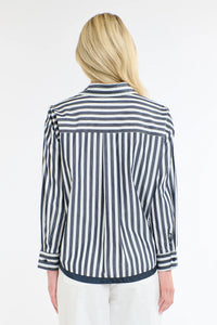 365 Days Sydney Stripe Shirt White/Navy