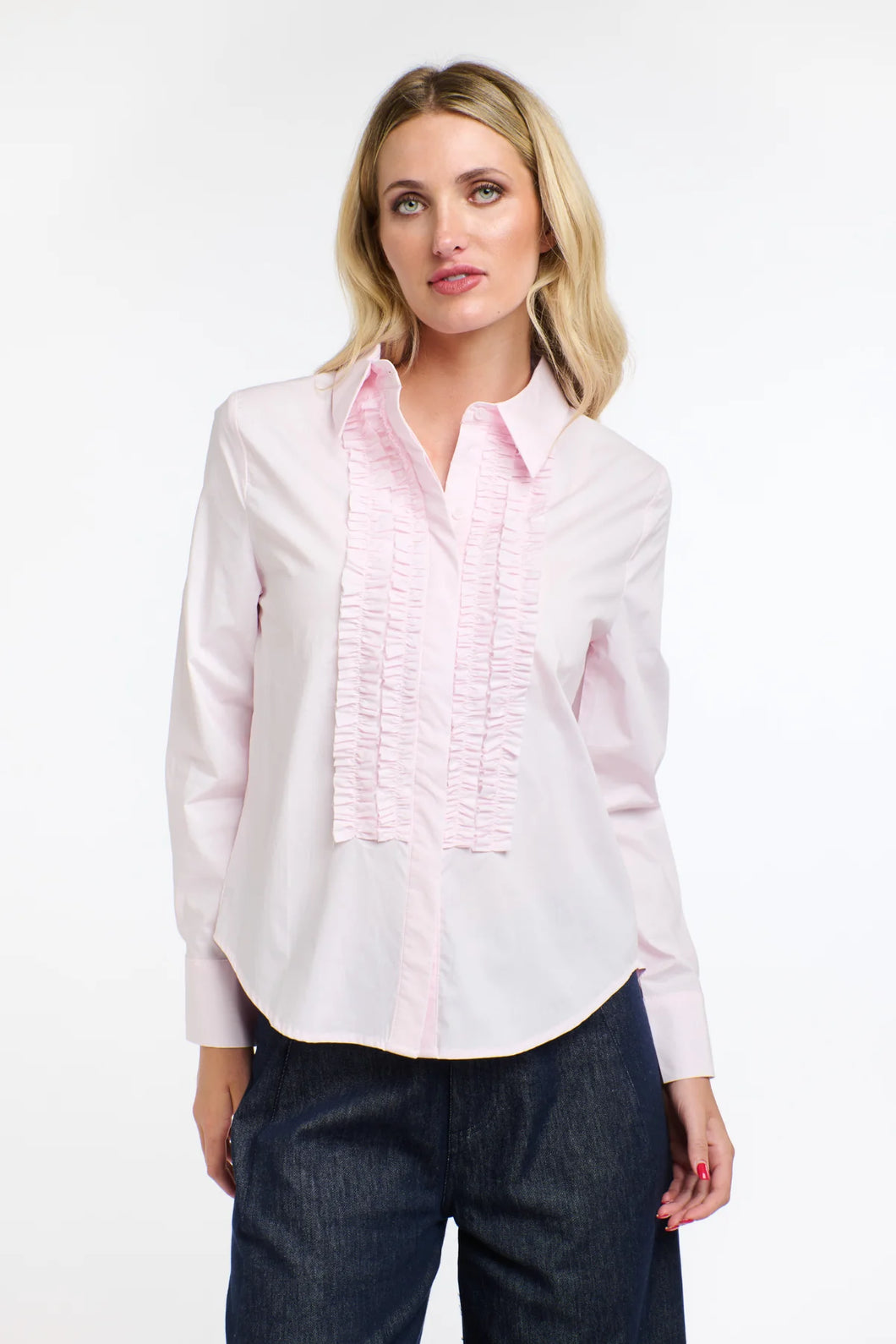365 Days Tuxedo Shirt Soft Pink
