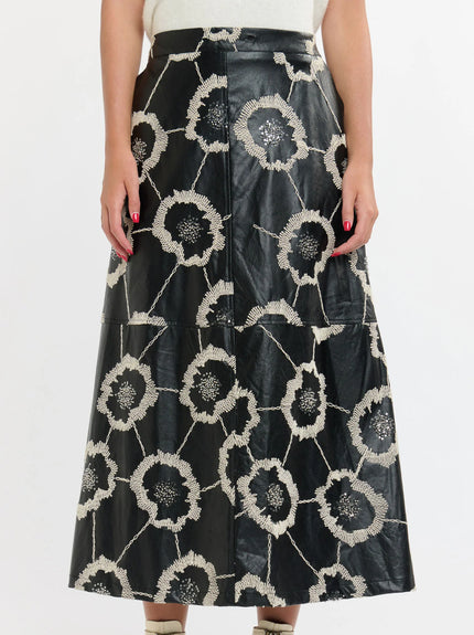 365 Days Florence PU Skirt Black