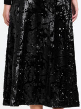 Load image into Gallery viewer, 365 Days Sequins Skirt Black
