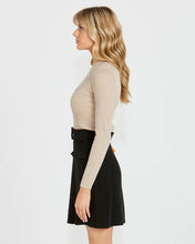 Load image into Gallery viewer, Sass Clothing Madeline Lurex Knit Top Cream Gold
