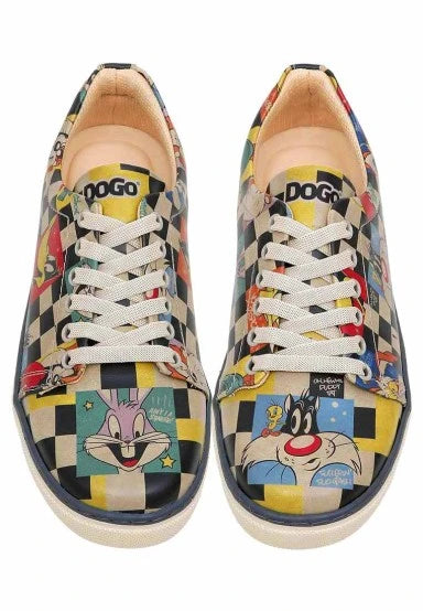 Dogo Vegan Leather Sneakers Looney Tunes You're Despicable/WB