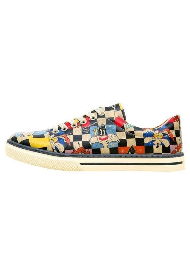 Dogo Vegan Leather Sneakers Looney Tunes You're Despicable/WB