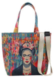 Dogo Vegan Leather Large Tote Bag Frida Kahlo in Letters Design