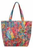 Dogo Vegan Leather Large Tote Bag Frida Kahlo in Letters Design