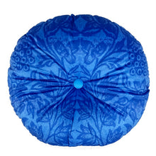 Load image into Gallery viewer, Anna Chandler Design Velvet Cushion Blue Nomad
