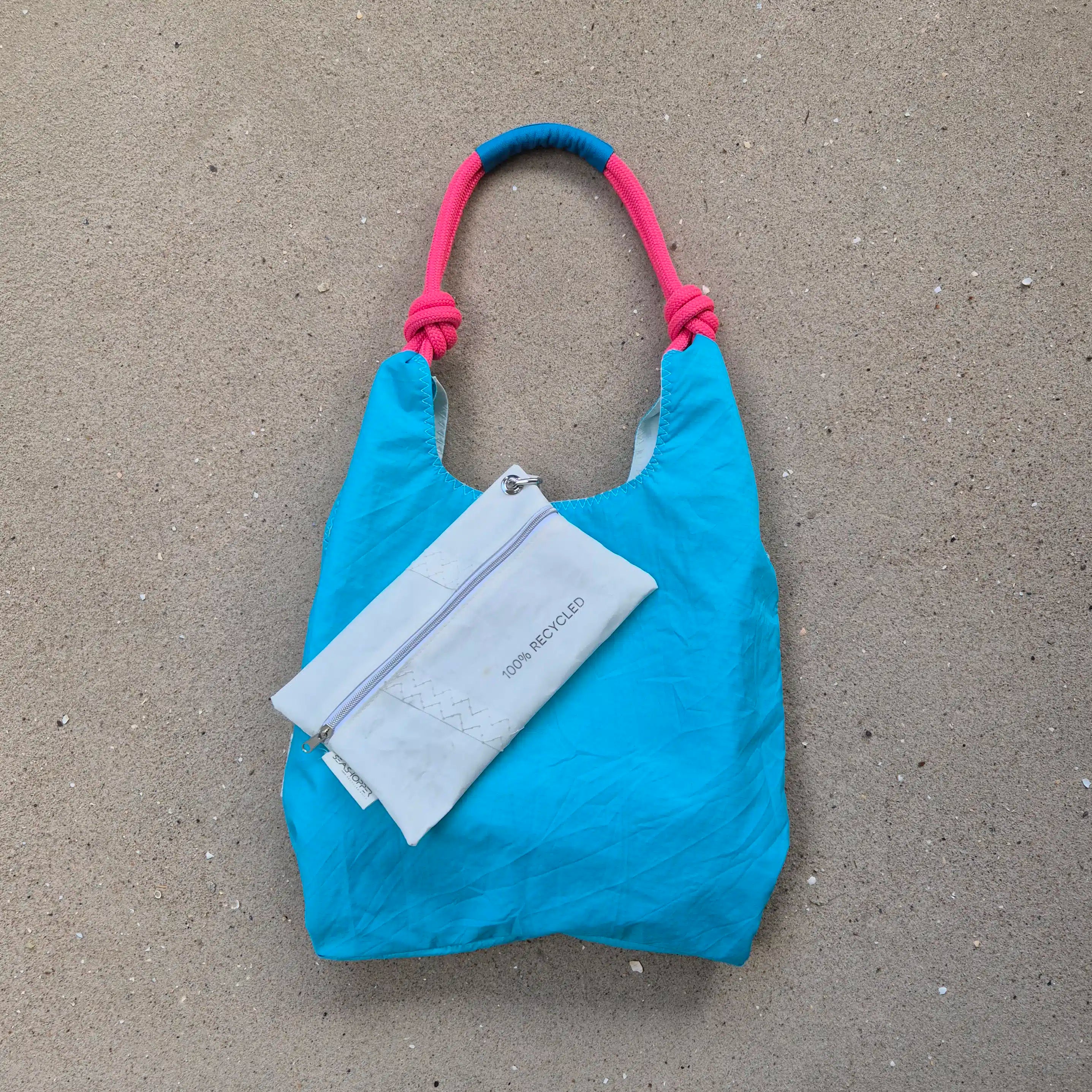 Seashopper Bag Light Blue/ Pink/ Blue