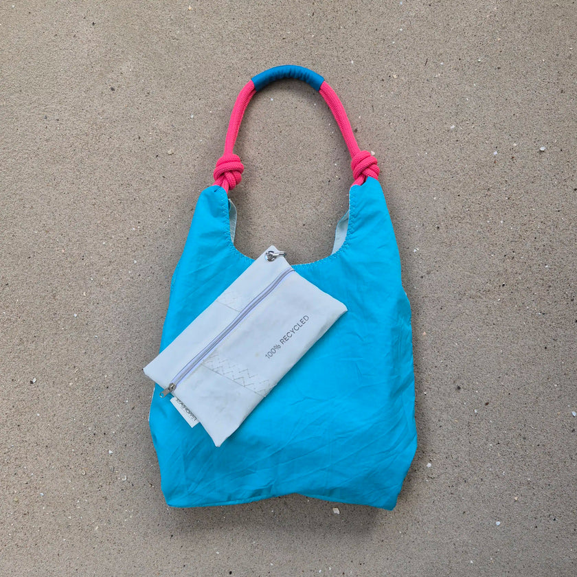 Seashopper Bag Light Blue/ Pink/ Blue