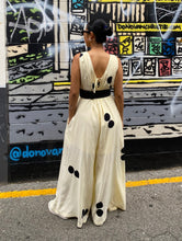 Load image into Gallery viewer, MGSC Razak Jumpsuit Yellow Black Polka Dot
