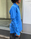 Milkman Lyo-Linen Shirt Blue