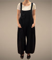 Tibet House AS41 Thick Cotton 3 Pocket Overalls Black