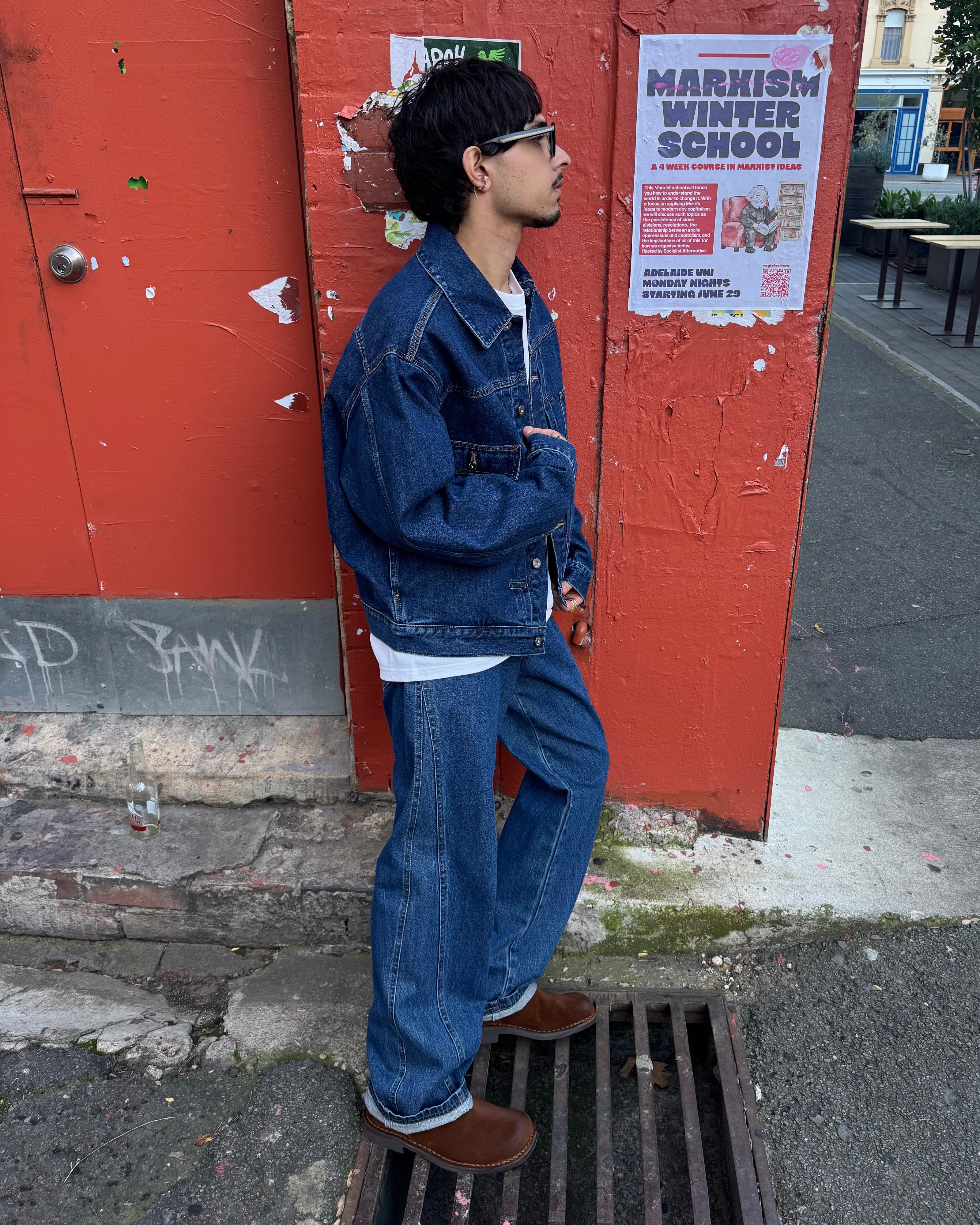 Carhartt WIP Belmar Jacket Blue stone washed