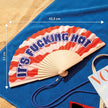 Fisura 'It's F***ing Hot' Hand Fan With Gift Box Waves