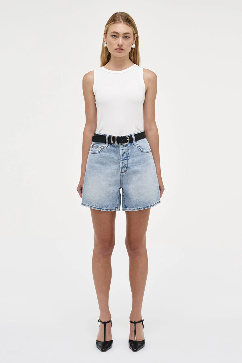 Neuw Denim Jonesy Singlet AM White