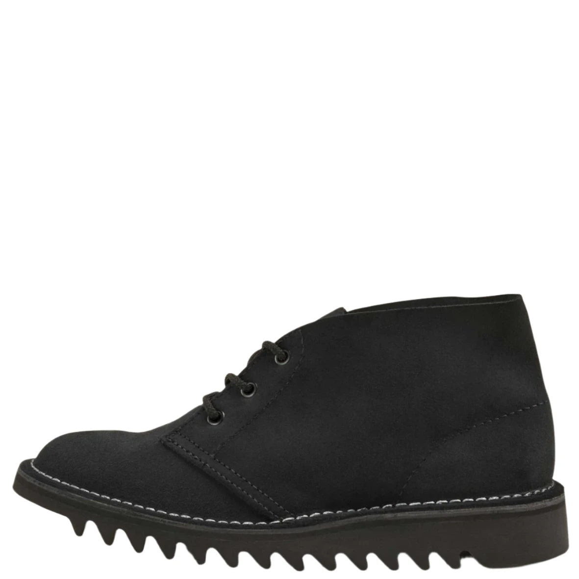 Rollers Ripple Sole Boot Co Harley Black Suede - Main Image