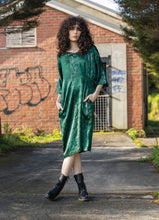Load image into Gallery viewer, Blacklist Aten Dress Green Print
