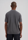 Dstrezzed Silas Zip Polo Dark Gray