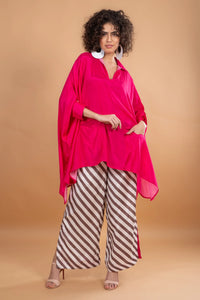 Anannasa Solid Easy Top Pink