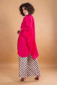 Anannasa Solid Easy Top Pink