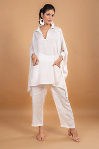 Anannasa Solid Easy Top Off White