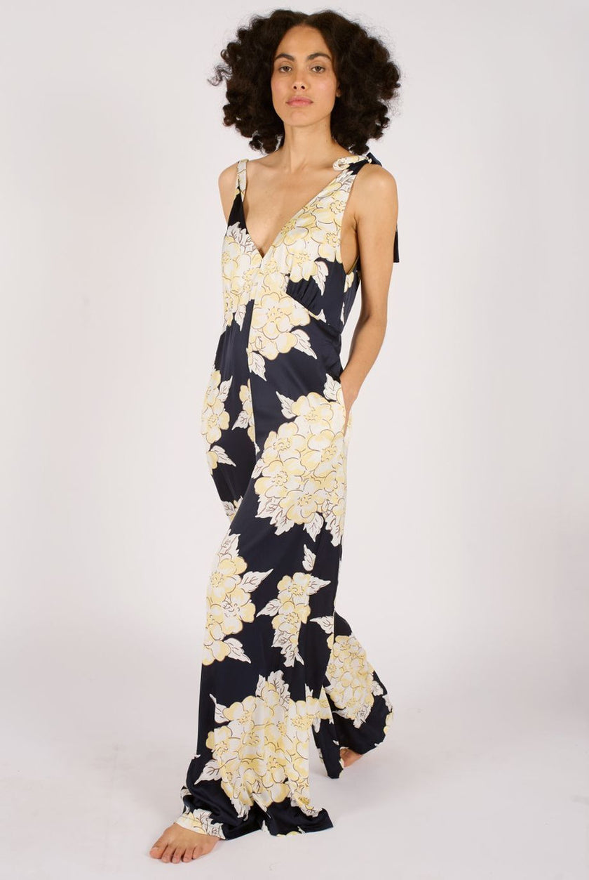 Traffic People Gracie Jumpsuit Navy/Cream