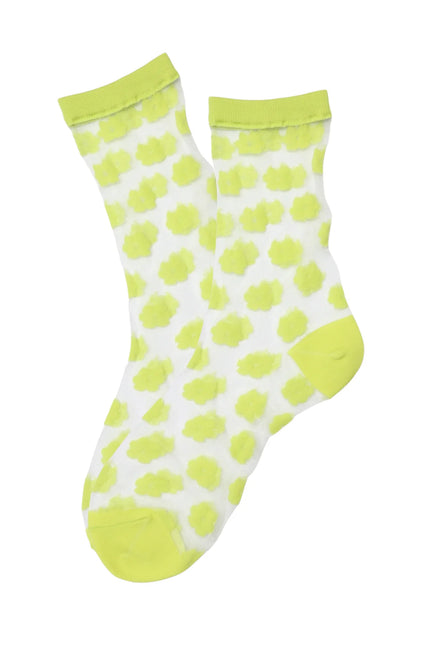 Olga De Polga Posie Netting Socks Citrus