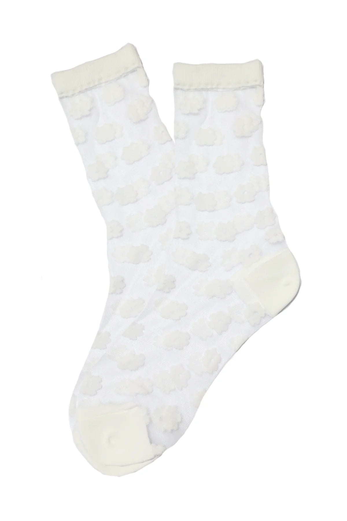 Olga De Polga Posie Netting Socks White