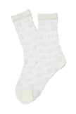 Olga De Polga Posie Netting Socks White