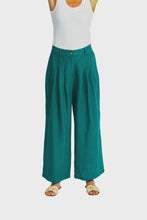 Load image into Gallery viewer, Ping Pong Amal Linen Palazzo Pant Ivy
