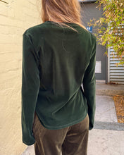 Load image into Gallery viewer, 365 Days Velvet Underground Top Dark Green
