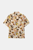 Brixton Bunker Reserve S/S Woven Multi Color Shell