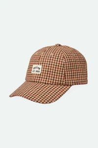 Brixton Woodburn LP Adjustable Tiger's Eye/Brown Houndstooth