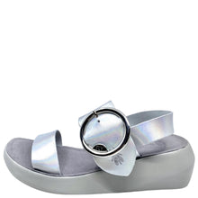 Load image into Gallery viewer, Fly London Bani Silver Mirror Leather
