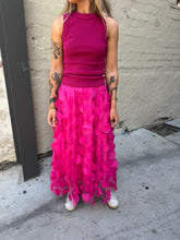 Load image into Gallery viewer, Trio Rouge Iris Tulle Skirt Pink
