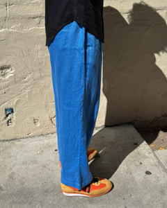 Milkman Linen Pant Blue