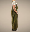 Tibet House AS41 Thick Cotton 3 Pocket Overalls Khaki