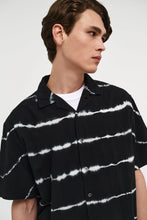 Load image into Gallery viewer, Neuw Denim Dye Stripe SS Shirt Black
