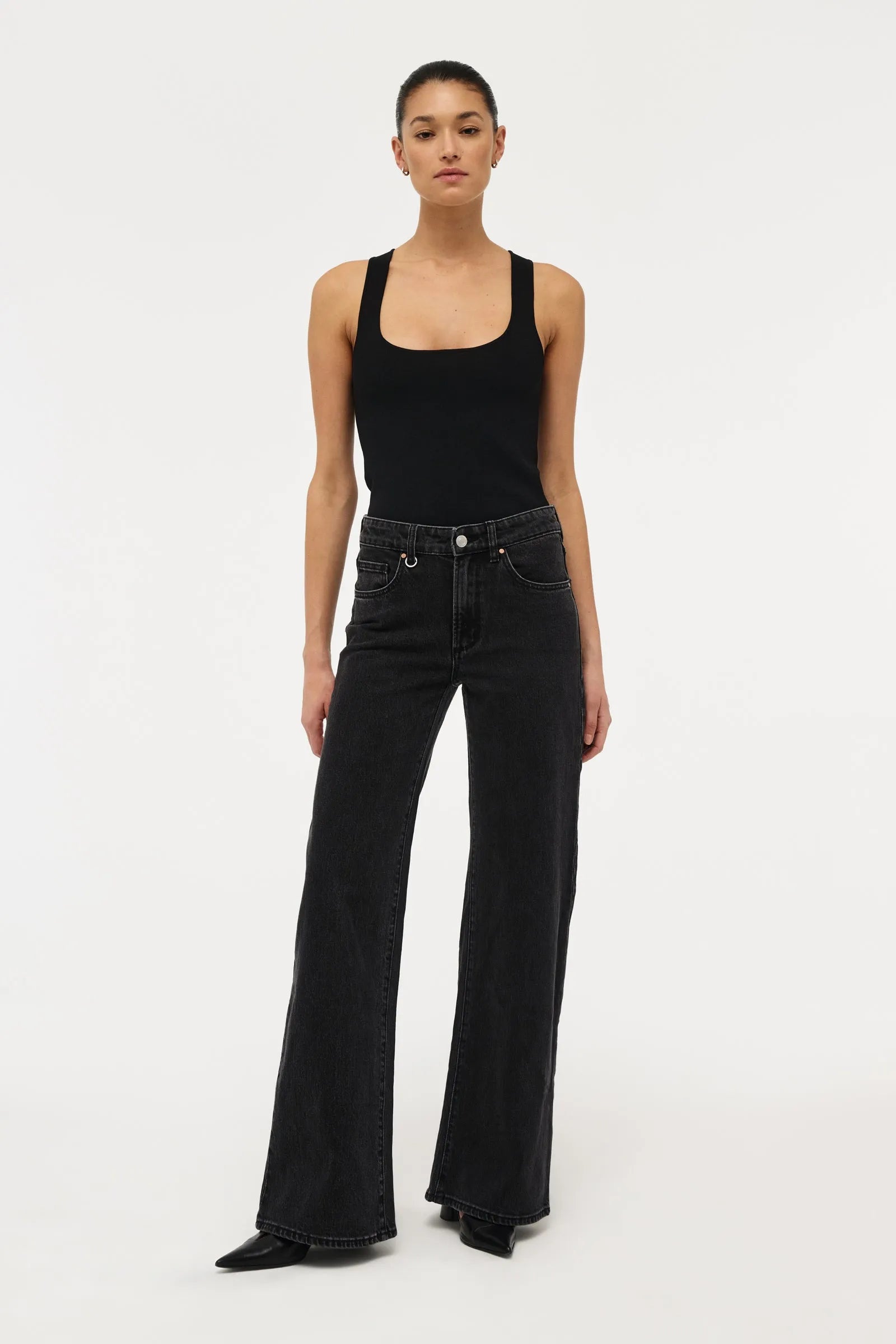 Neuw Denim Eva Wide French Black