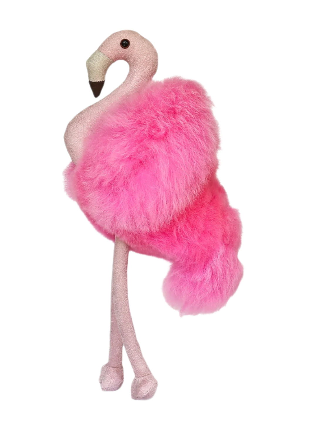Auskin Collectible Alpaca Huacaya Flamingo Fuchsia 30cm