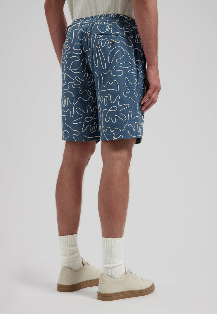 Dstrezzed Logan Rope Shorts Blue Fusion