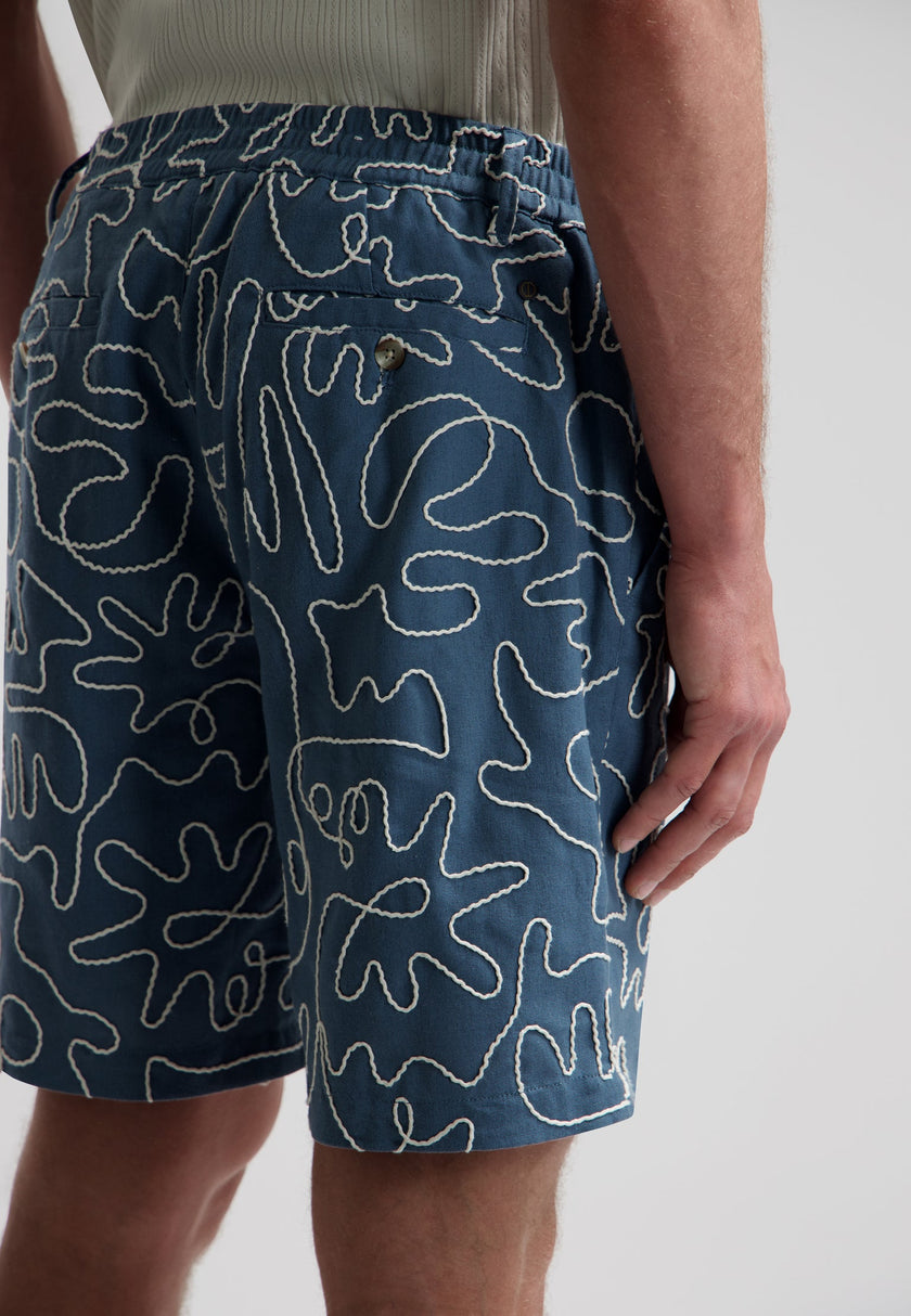 Dstrezzed Logan Rope Shorts Blue Fusion