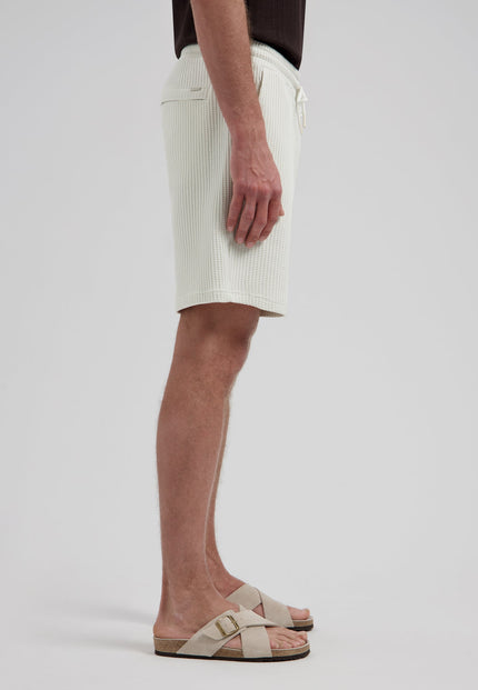Dstrezzed Logan Waffle Sweatshort Silver Birch