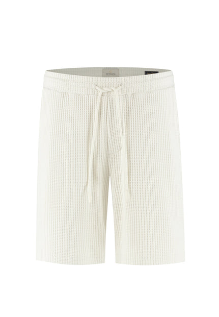 Dstrezzed Logan Waffle Sweatshort Silver Birch