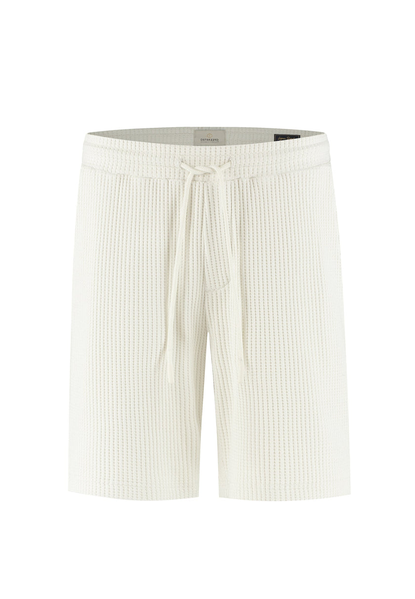 Dstrezzed Logan Waffle Sweatshort Silver Birch