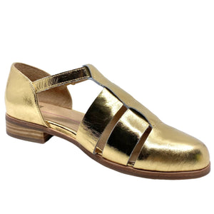 Mollini Quizzed Gold Shine Leather